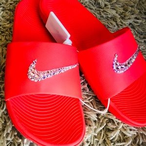 Swarovski Nike Slides